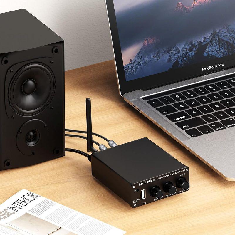 Fosi Audioアップグレード品 BL20A 小型 Bluetooth 5.0 アンプ100Wx2 Hi-Fi Mini 2チャンネル｜haru-online｜05