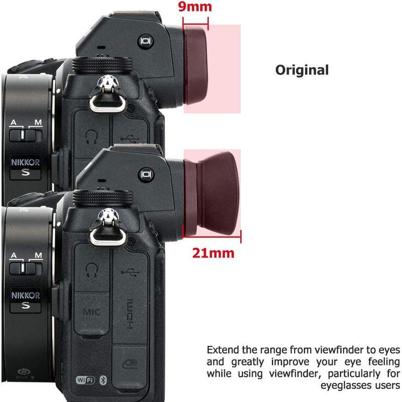 アイカップ 接眼レンズ 延長型 Nikon Z6II Z7II Z5 Z6 Z7 対応 DK-29 アイピース 互換｜haru-online｜05