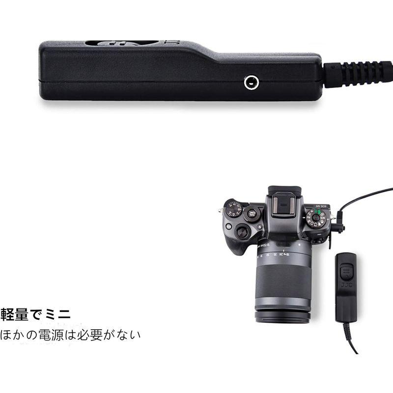 JJC RS-80N3 TC-80N3 シャッターリモコン リモートケーブル カメラ リモートレリーズ リモートレリーズ Canon EOS｜haru-online｜04