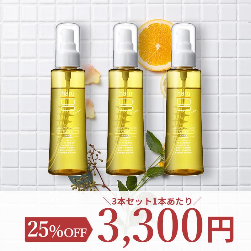 haru 【25%OFF】 育毛剤 ハル スカルプエッセンス100 3本 haru 【25%OFF】 育毛剤 ハル スカルプエッセンス100 3本