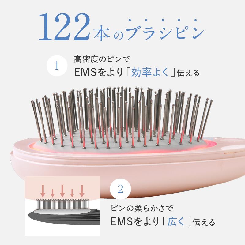 haru公式】WAVEWABE EMS Brush Air mini クッションブラシ マイナス