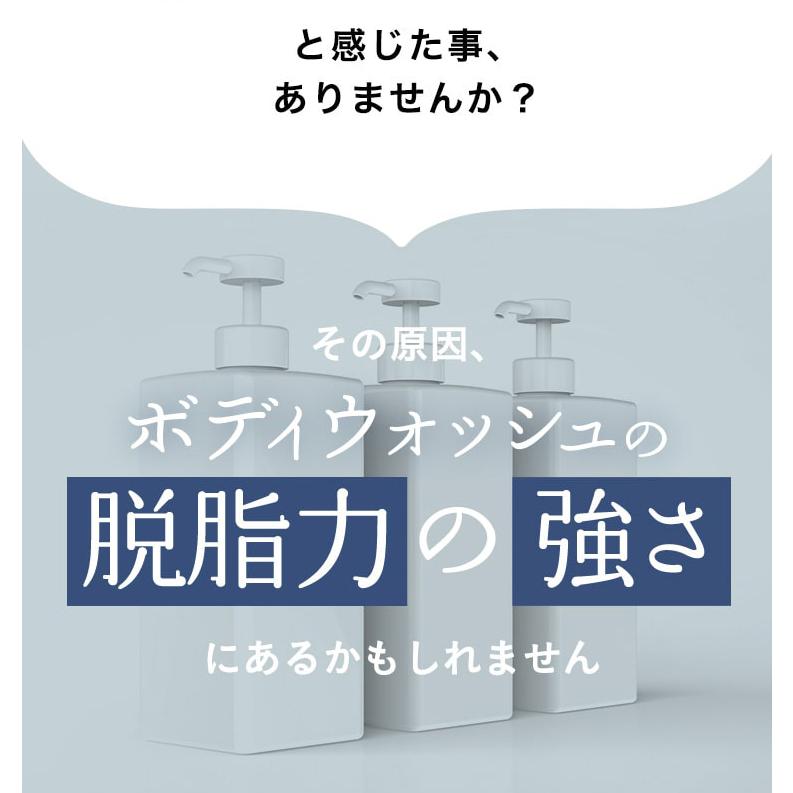 【手で撫でるだけでツルスベ肌に！】スムースファイバーウォッシュ　ボディソープ　保湿　潤い　ボディケア　摩擦レス　100％天然由来　（400mL）｜haru-shop｜03