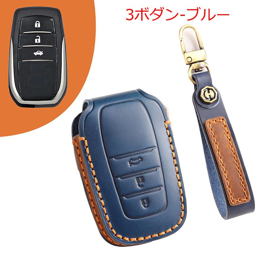 トヨタ レザースマートキーケース 新型 RAV4 60系 クラウン カローラ