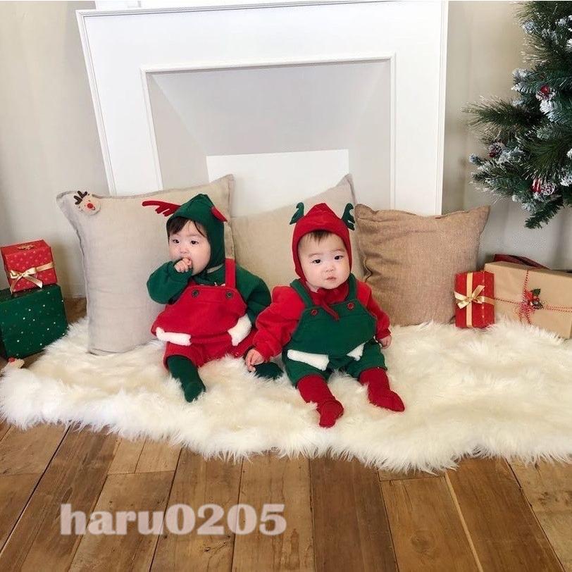 春の新作 クリスマス衣装 子供 赤ちゃん ベビー服 ロンパース サロペット 可愛い サンタ 裏ボア 鹿 コスチューム 女の子 男の子 幼児 キッズ パーティー 出産お祝い Babylonrooftop Com Au