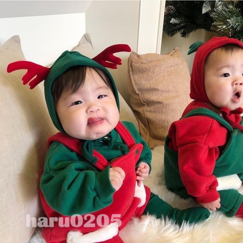 春の新作 クリスマス衣装 子供 赤ちゃん ベビー服 ロンパース サロペット 可愛い サンタ 裏ボア 鹿 コスチューム 女の子 男の子 幼児 キッズ パーティー 出産お祝い Babylonrooftop Com Au