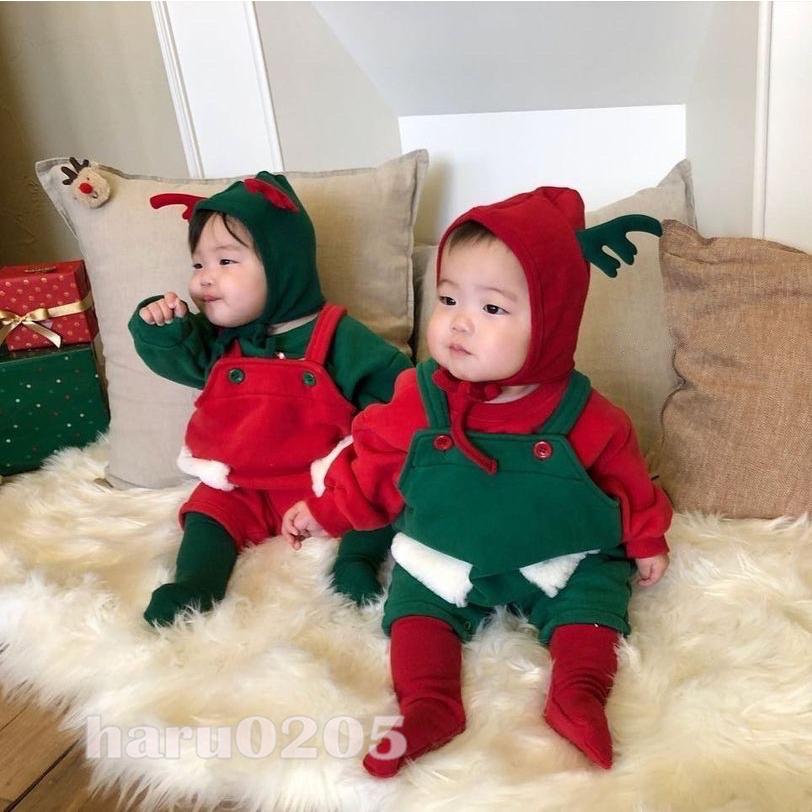 春の新作 クリスマス衣装 子供 赤ちゃん ベビー服 ロンパース サロペット 可愛い サンタ 裏ボア 鹿 コスチューム 女の子 男の子 幼児 キッズ パーティー 出産お祝い Babylonrooftop Com Au