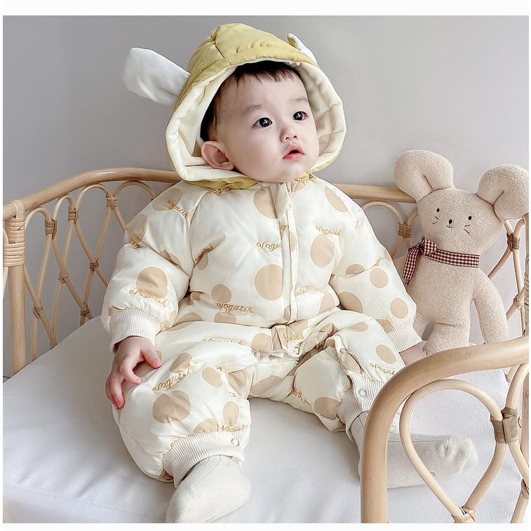 ベビー服 冬 ロンパース フード付き お出かけ 赤ちゃん カバーオール キッズ 防寒着 裏起毛 男の子 女の子 可愛い 厚手 中綿コート 新生児 出産祝い ギフト 179 晴 通販 Yahoo ショッピング
