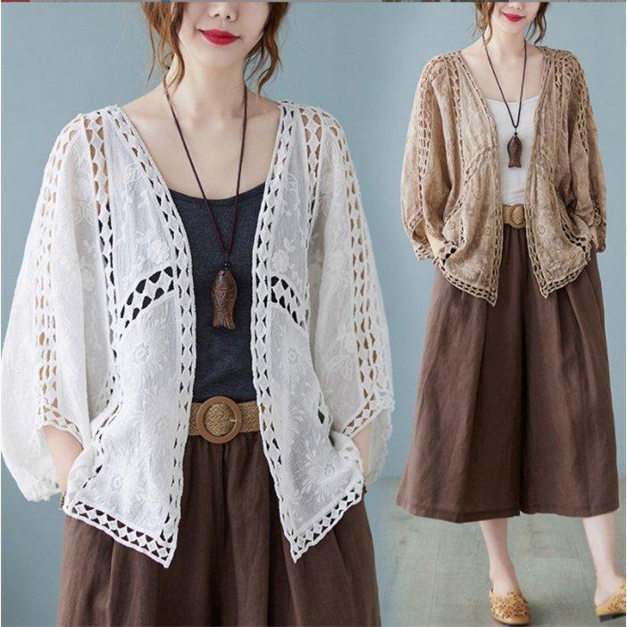 レースカーディガン レディース 夏 カーディガン Uvカット ゆったり 羽織 花柄 アウター 体型カバー カーデトップス 透け感 薄手 重ね着 40代 母のプレゼント C 2 晴 通販 Yahoo ショッピング