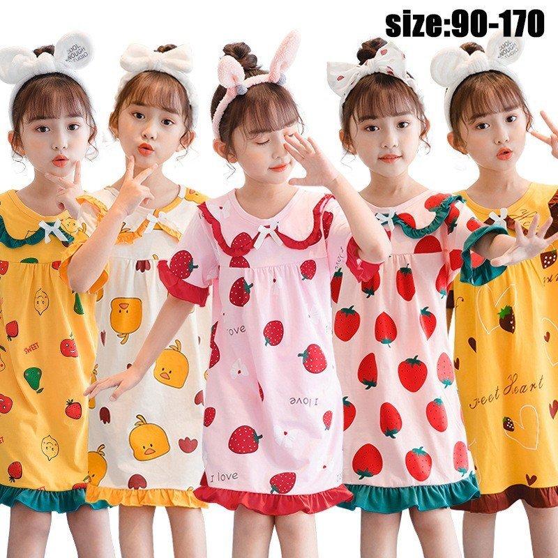 パジャマ ワンピース 親子 お揃い パジャマ レディース コットン プリント 子供パジャマ 女の子 夏 半袖 ルームウェア ワンピース 部屋着 可愛い 寝巻き Ycegecegva 子ども服 シューズ Gradbound Com