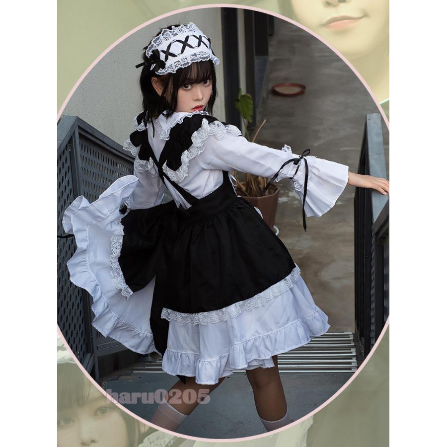 ハロウィン メイド 軍服 ワンピース ロリータ コスプレ レディース 衣装