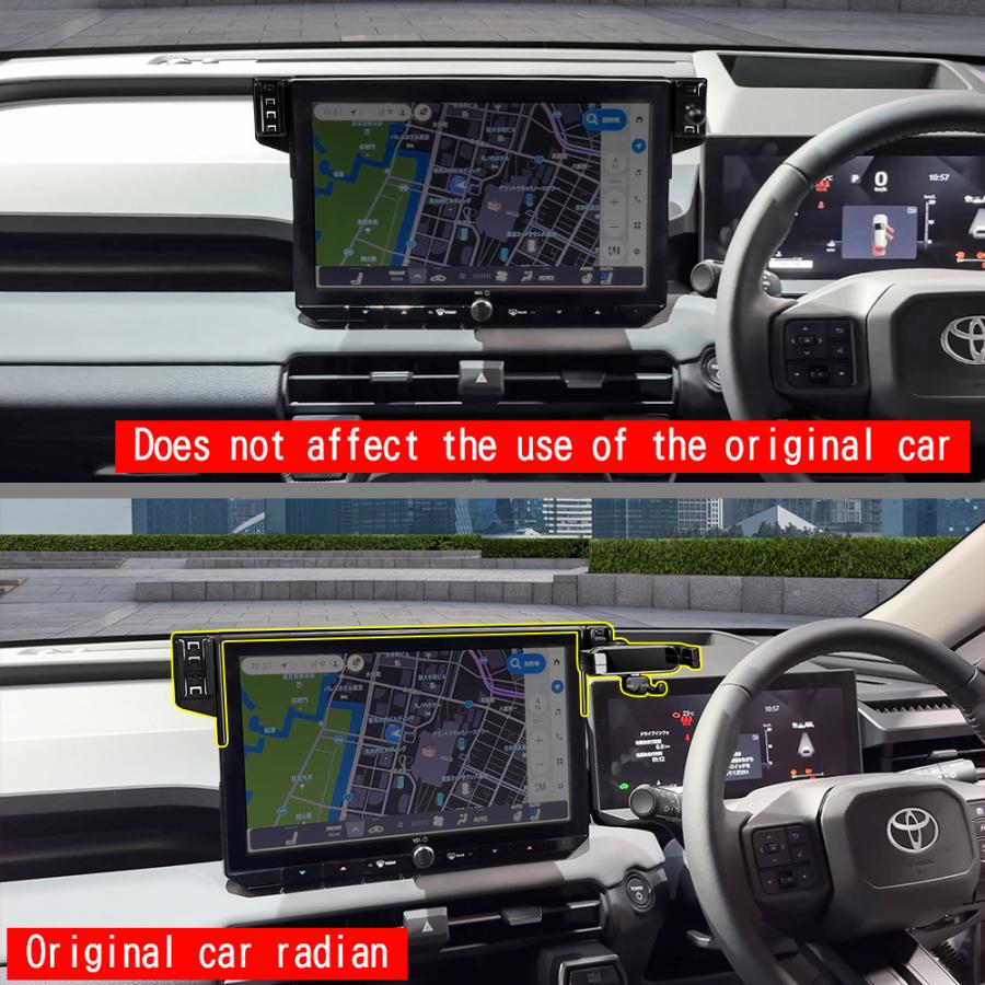新型 RAV4 60系 スマホホルダー 2026年 Rav4 12.9インチ ナビ