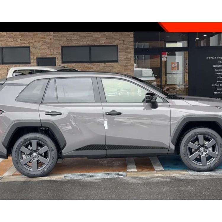 新型 RAV4 60系 サイドガーニッシュ Rav4 Adventure Z ハイブリッド カスマム パーツ 外装 モール アクセサリー ドアロアガーニッシュの画像