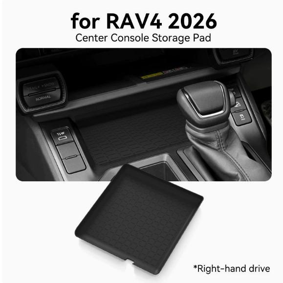 新型 RAV4 60系 ワイヤレス充電マット コンソール収納ボックストレイ