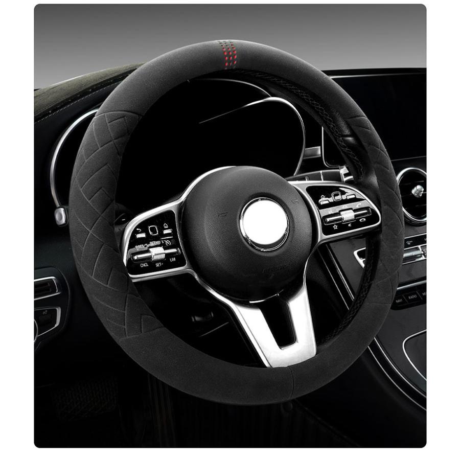 ハンドルカバー 車 カー ステアリングカバー 冬 暖かい 車用ハンドルカバー 汎用 38cm 軽自動車 滑り止め 快適 ソフト カー用品 車用品 S 晴 通販 Yahoo ショッピング