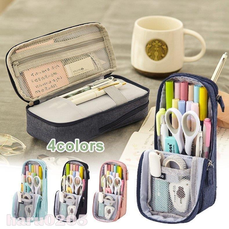 ペンケース 筆箱 多機能 大容量 便利 ポーチ ペン縦型 ツールペンケース 帆布 小学校 中学 高校 大学生 男子 女子 社会人用 かわいい おしゃれ 孫 プレゼント Wj 晴 通販 Yahoo ショッピング