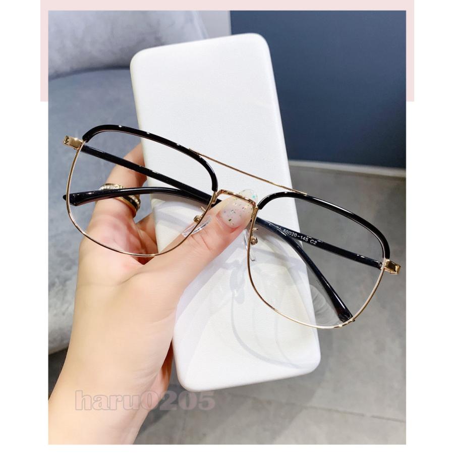 大人気新品 財布 帽子 ファッション小物 伊達メガネ レディース メンズ ファッション メガネ Pcメガネ 軽量 伊達メガネ ブルーライトカット クリア 度なし 透明 眼鏡 丸形 紫外線 Uvカット メタル めがねフレーム 透明 ケース付き 男女兼用 Www Threeriversofs Com