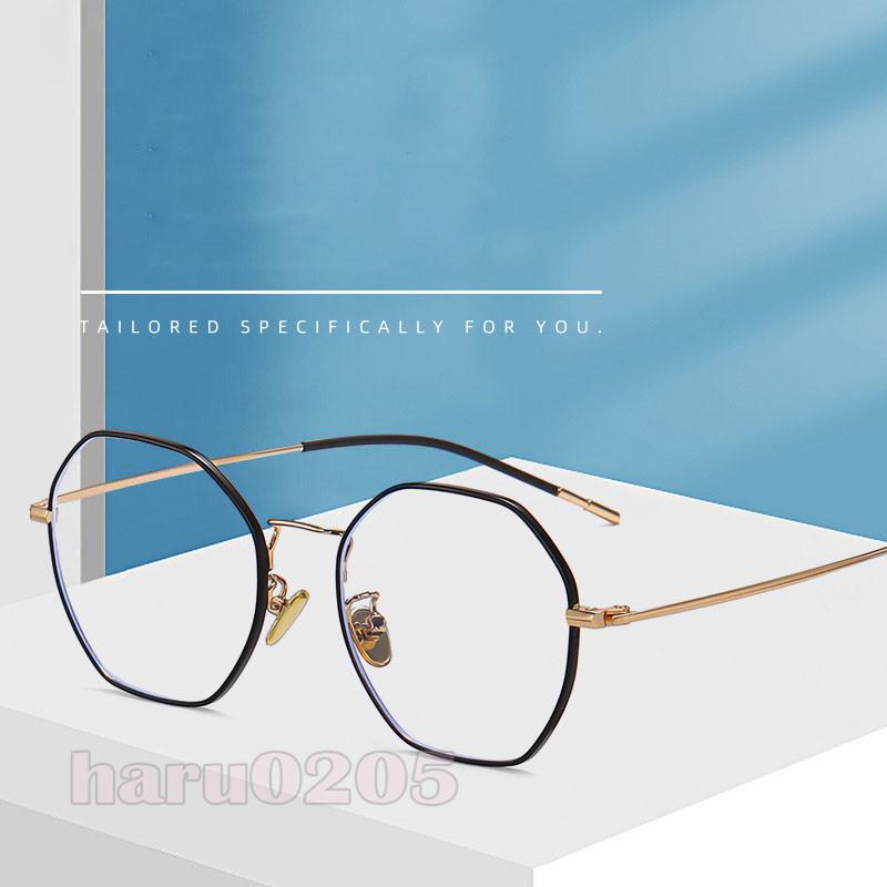 22人気no 1の 財布 帽子 ファッション小物 伊達メガネ レディース メンズ ファッション メガネ Pcメガネ 軽量 伊達メガネ クリア 度なし 透明 眼鏡 ブルーライトカット おしゃれ 丸形 紫外線 Uvカット メタル めがねフレーム ケース付き 男女兼用 Www