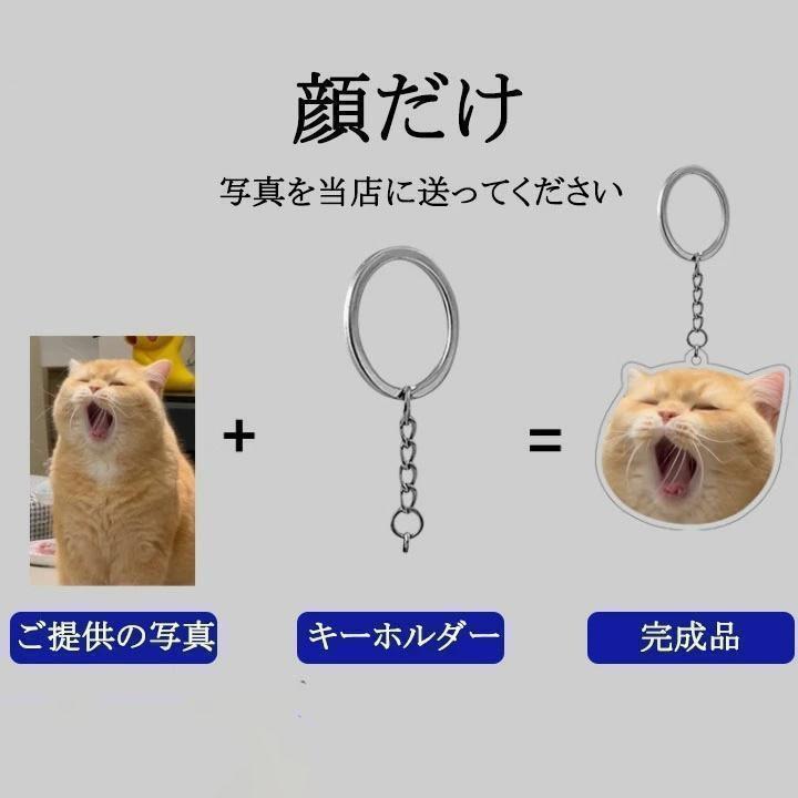 ペット キーホルダー 写真で作る メモリアル オーダーメイド 3D