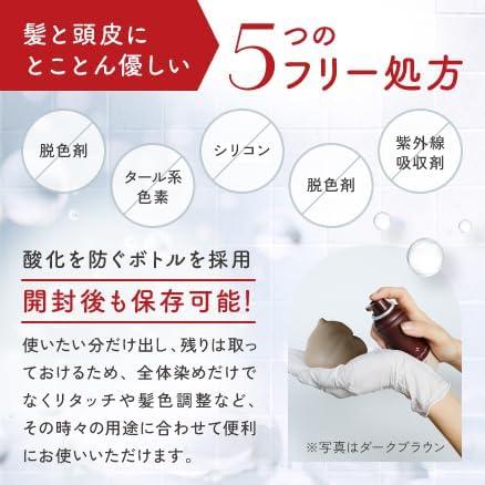 ドクターヘアミカ ヘアカラーフォーム〈ナチュラルブラック〉80g 白髪
