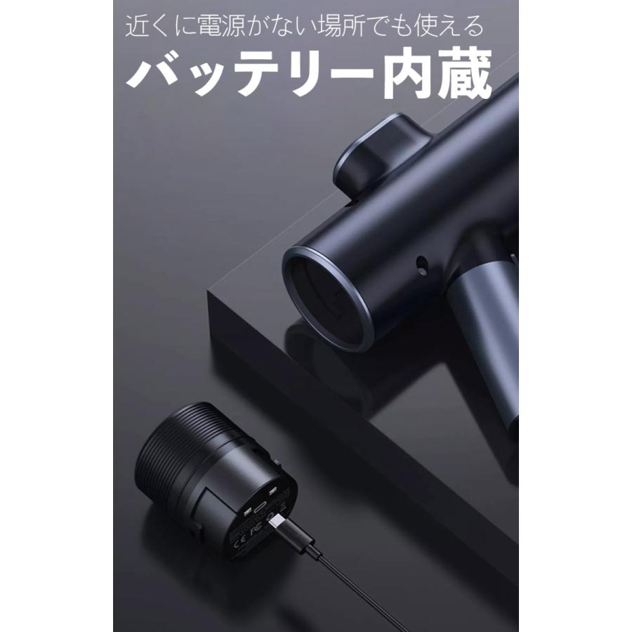 Baseus】軽量＆コンパクト コードレス高圧洗浄機 充電式 バケツ付き