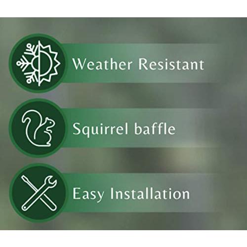 【数量限定アウトレット品】 バードチョイス2アームトッパーバードフィーダーポールセットリスバッフル付 【XU7260920687】(25653円)