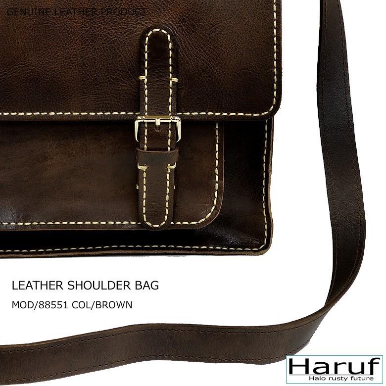 Haruf ショルダーバッグ 斜めがけバッグ メンズ 本革 レザー Haruf ショルダーバッグ 斜めがけバッグ メンズ 本革 レザー