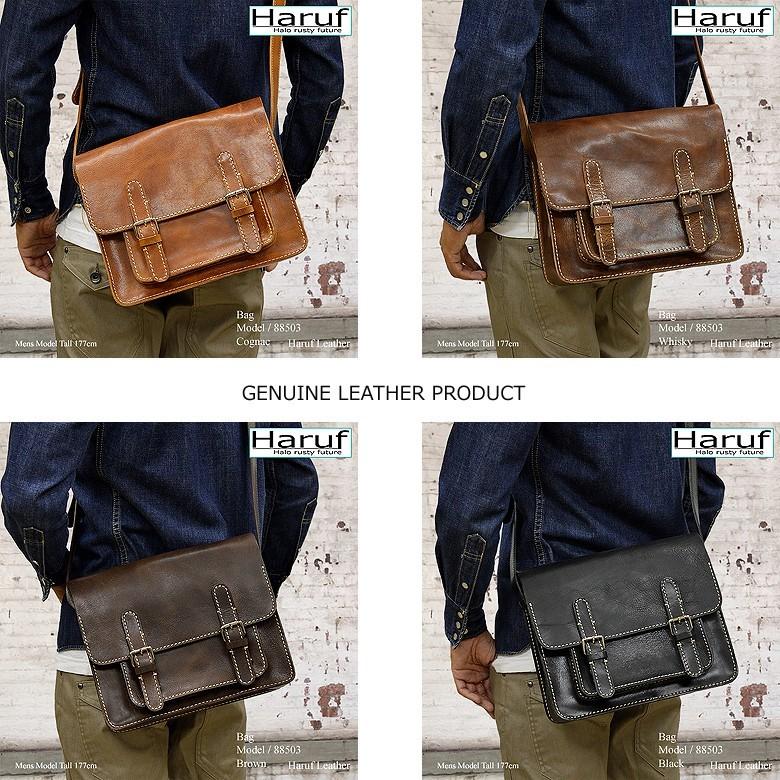 Haruf（ハルフ） ショルダーバッグ レザーバッグ レディース 本革 斜