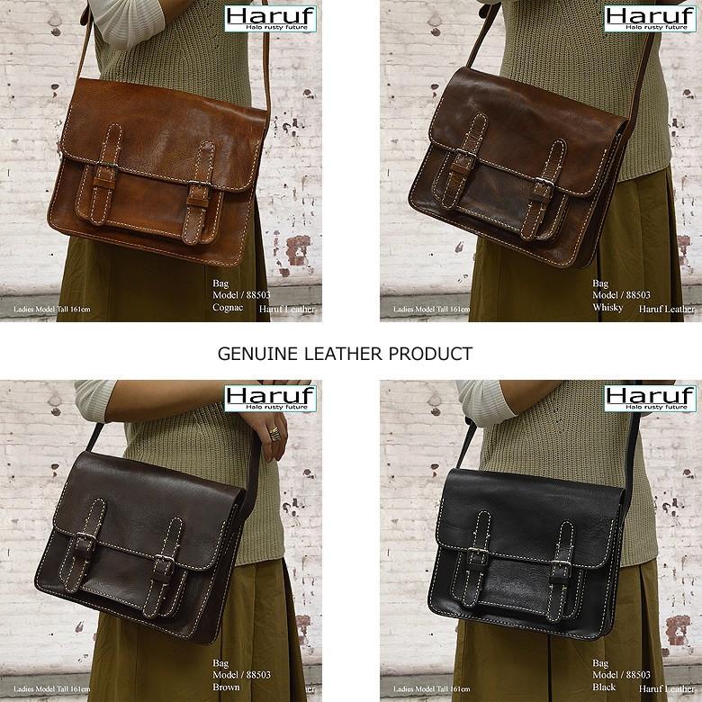 Haruf（ハルフ） ショルダーバッグ レザーバッグ メンズ 本革 斜めがけ