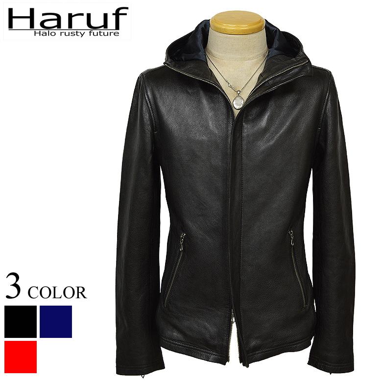 Haruf（ハルフ） レザージャケット ライダースジャケット メンズ 本革