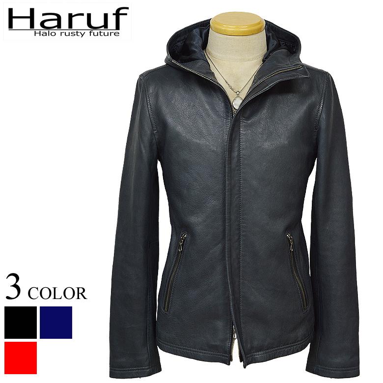 Haruf（ハルフ） レザージャケット ライダースジャケット メンズ 本革