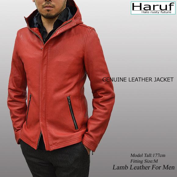 Haruf レザージャケット ライダースジャケット メンズ 本革 Haruf レザージャケット ライダースジャケット メンズ 本革