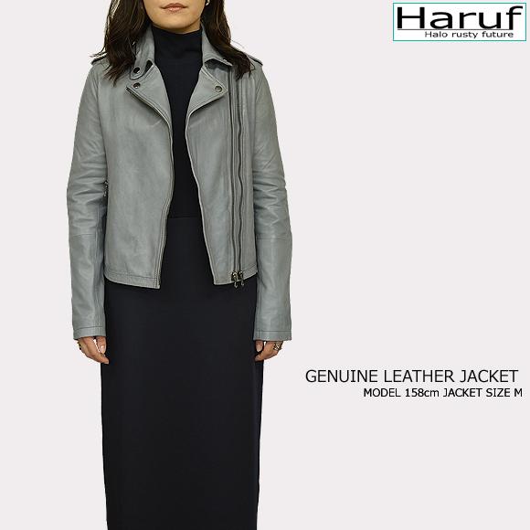 Haruf ダブルライダース レザージャケット レディース 本革 Haruf ダブルライダース レザージャケット レディース 本革