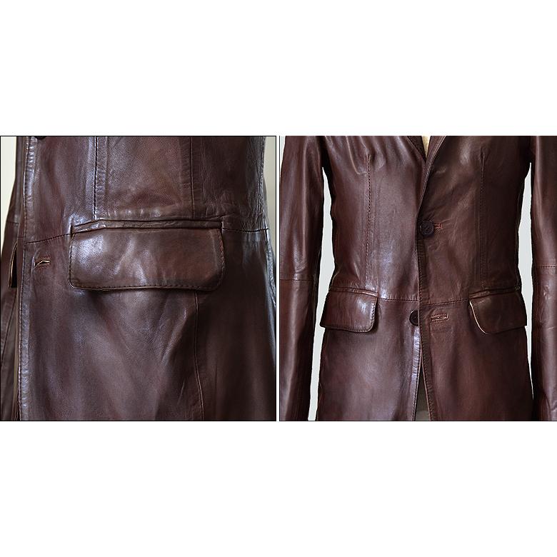 haruf 鹿革　レザー テーラードジャケット　LL 大きめサイズ　軽い　ハルフ Haruf（ハルフ） 革ジャン レザージャケット メンズ 本革 テーラード