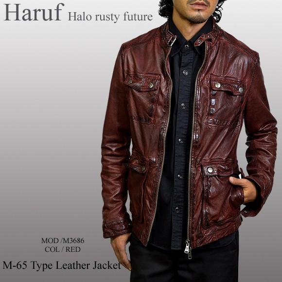 Haruf 本革 レザージャケット 革ジャン メンズ 本革レザー Haruf 本革 レザージャケット 革ジャン メンズ 本革レザー