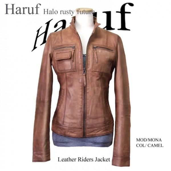 再入荷1番人気 本革 レザージャケット ライダースジャケット シングル レディース 本革ジャケット ラムレザー シンプル おしゃれ ブランド 軽い 秋冬 レディースアウター Mona Camel Haruf Leather 通販 Yahoo ショッピング スプリングフェア Www