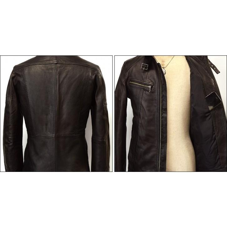 Haruf（ハルフ） 革ジャン レザージャケット メンズ ライダース