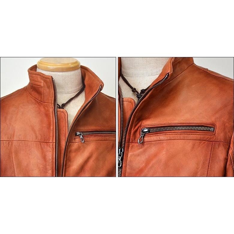 Haruf レザージャケット 革ジャン メンズ 本革 ライダース Haruf レザージャケット 革ジャン メンズ 本革 ライダース