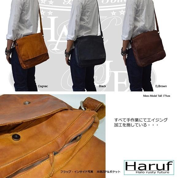 Haruf ショルダーバッグ メンズ 本革 斜めがけ a4 レザー Haruf ショルダーバッグ メンズ 本革 斜めがけ a4 レザー