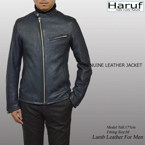 Haruf（ハルフ） 革ジャン レザージャケット ライダースジャケット