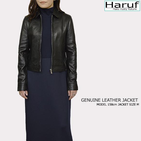 Haruf レザージャケット シングルライダースジャケット
