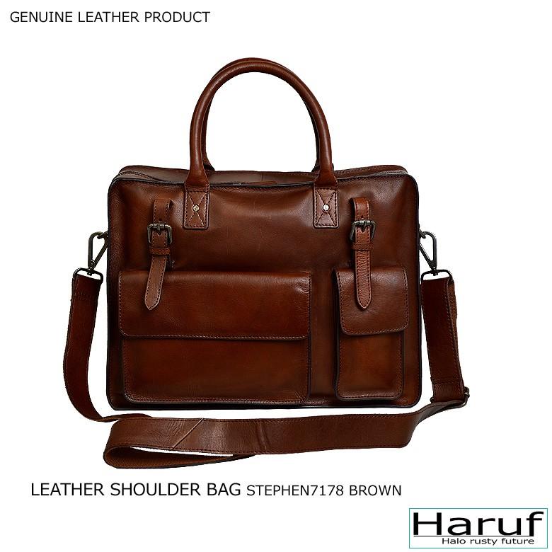 Haruf 本革 レザーバッグ ビジネスバッグ ショルダーバッグ Haruf 本革 レザーバッグ ビジネスバッグ ショルダーバッグ