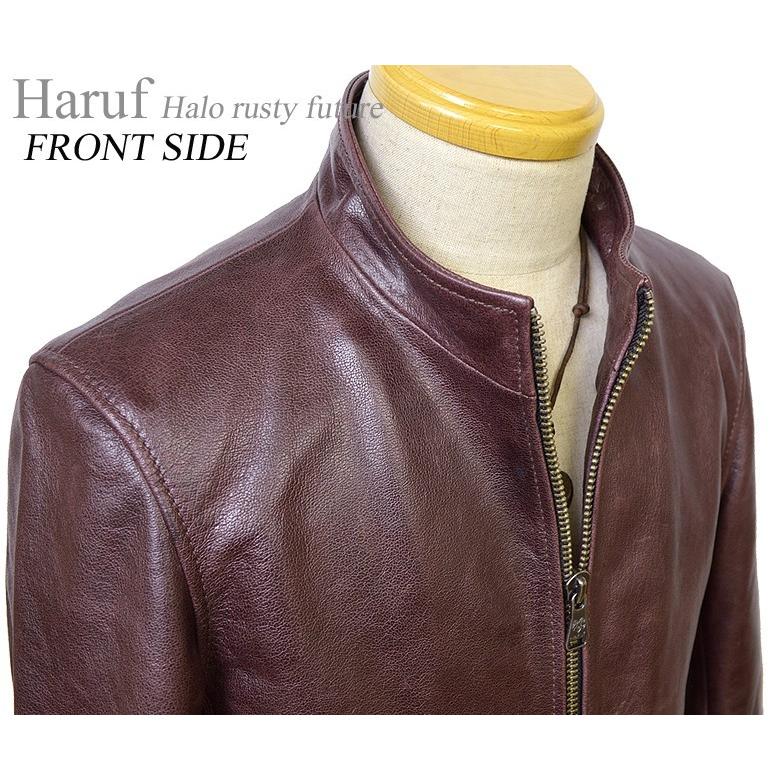 Haruf（ハルフ） レザージャケット ライダースジャケット メンズ 本革
