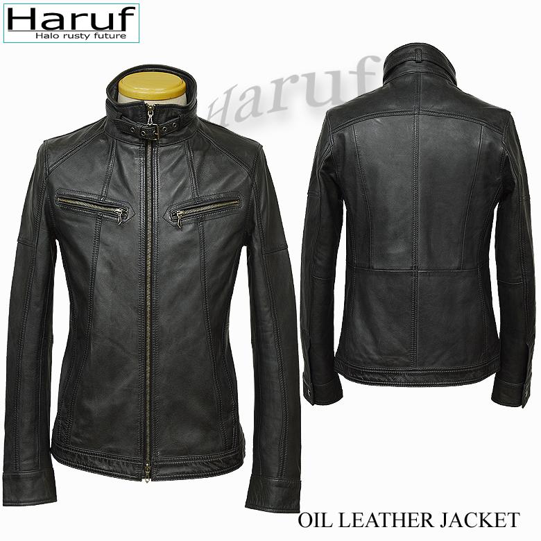 Haruf（ハルフ） レザージャケット ライダースジャケット メンズ 本革