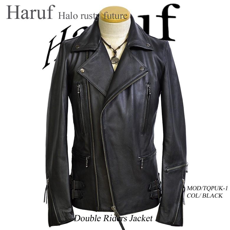 Haruf 革ジャン ライダースジャケット レザージャケット メンズ Haruf 革ジャン ライダースジャケット レザージャケット メンズ