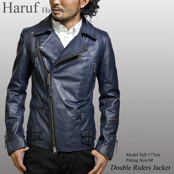 Haruf 革ジャン ライダースジャケット レザージャケット メンズ Haruf 革ジャン ライダースジャケット レザージャケット メンズ