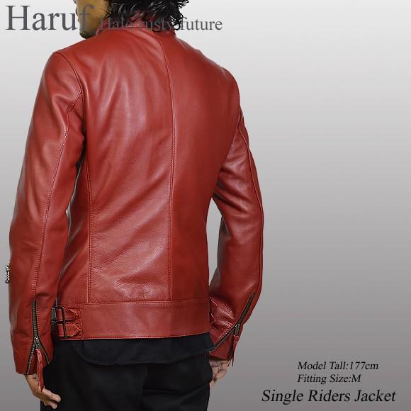 Haruf レザージャケット メンズ 本革 ライダースジャケット 革 Haruf レザージャケット メンズ 本革 ライダースジャケット 革