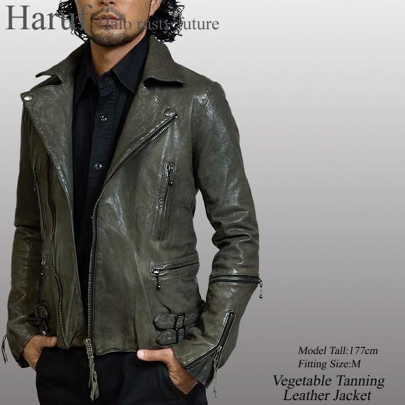 Haruf ライダースジャケット 革ジャン レザージャケット メンズ Haruf ライダースジャケット 革ジャン レザージャケット メンズ