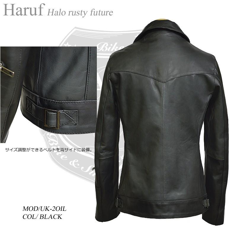 Haruf（ハルフ） ライダースジャケット レザージャケット 革ジャン