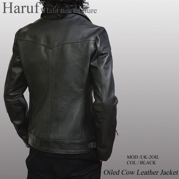 Haruf（ハルフ） ライダースジャケット レザージャケット 革ジャン