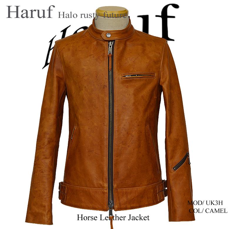 Haruf ライダースジャケット メンズ 本革 レザージャケット 革 Haruf ライダースジャケット メンズ 本革 レザージャケット 革